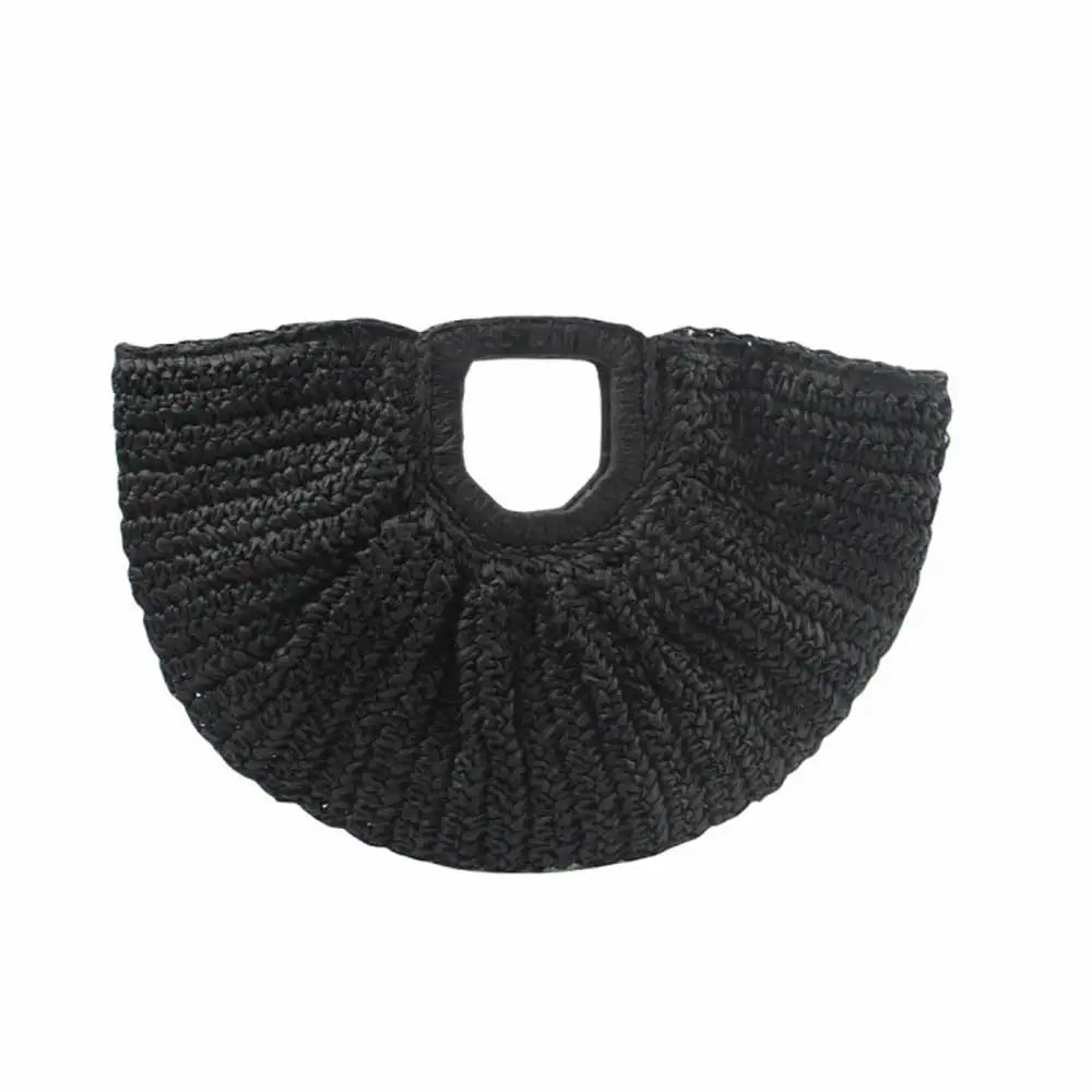 Artisan Paper Weave Hobo Bag