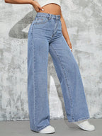 High Waist Dark Wash Jeans