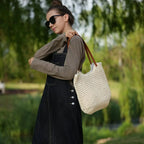 Bohemian Cotton Weave Tote Bag