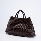 Woven PU Tote Handbag