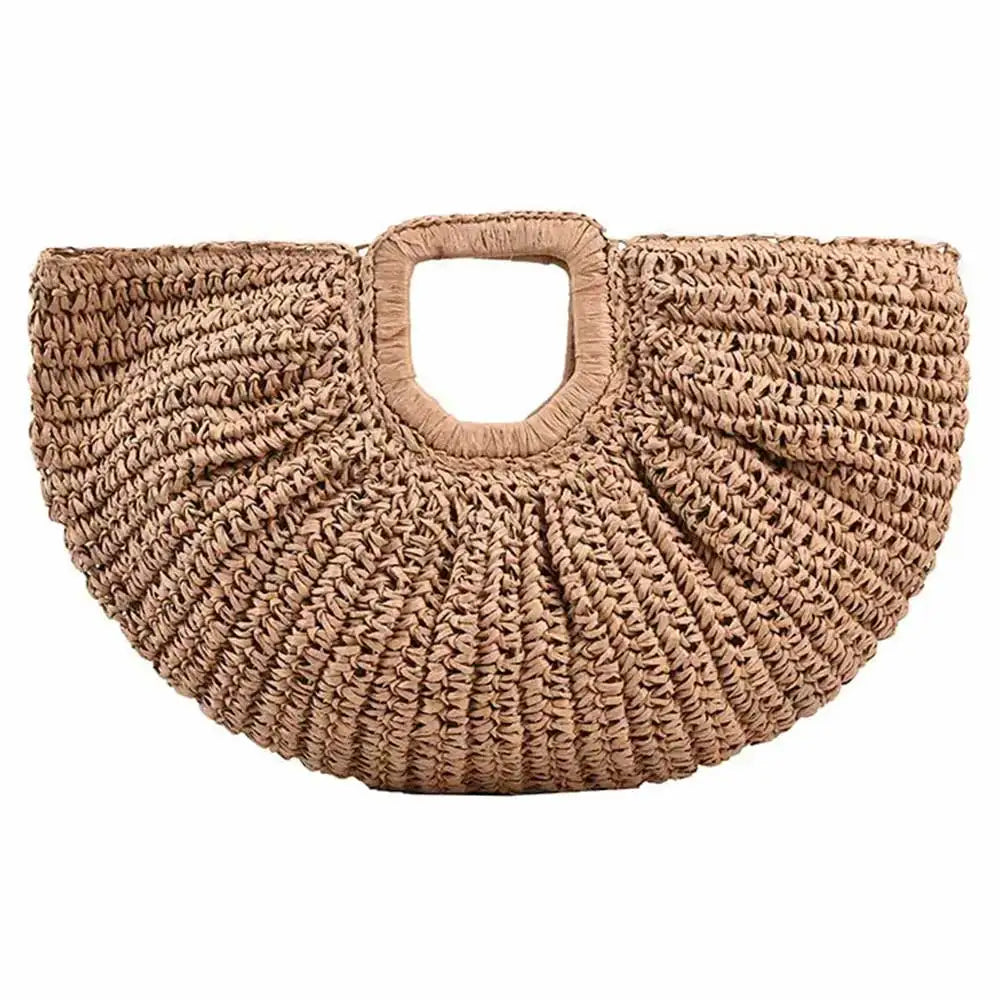 Artisan Paper Weave Hobo Bag