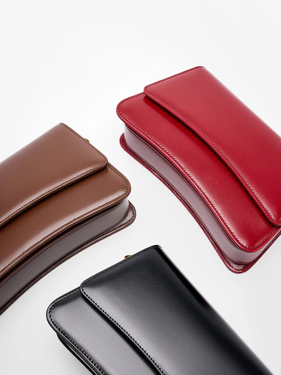 Candy Pattern Leather Flap Bag