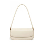 Drawstring Cowhide Leather Shoulder Bag