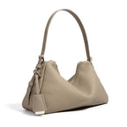 Vintage Leather Zip-Top Satchel