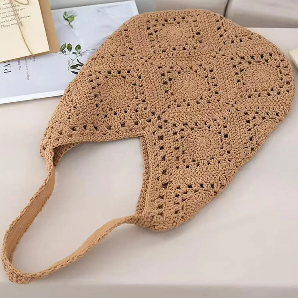 Cotton Woven Vintage Shoulder Bag