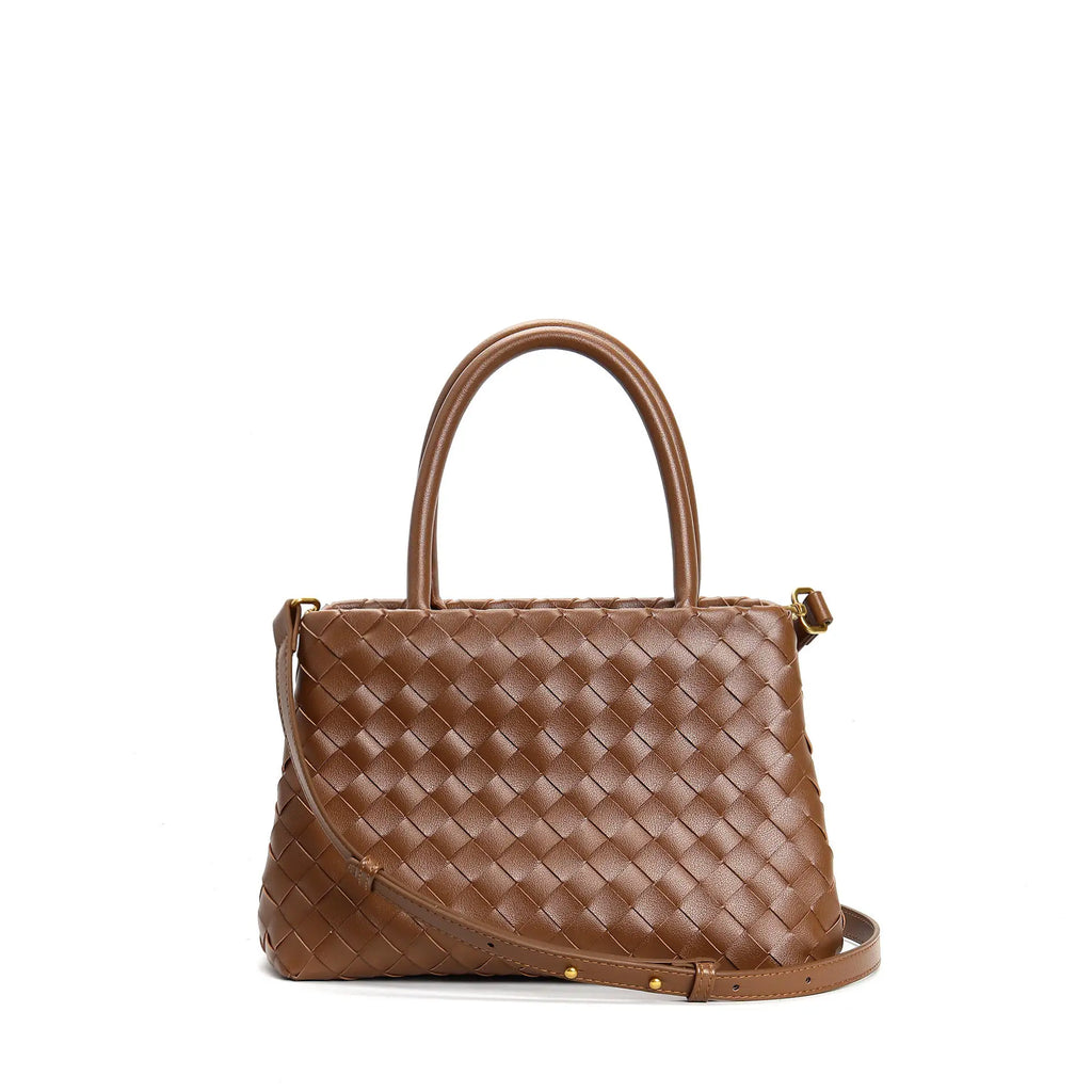 Handwoven Genuine Leather Crossbody Bag