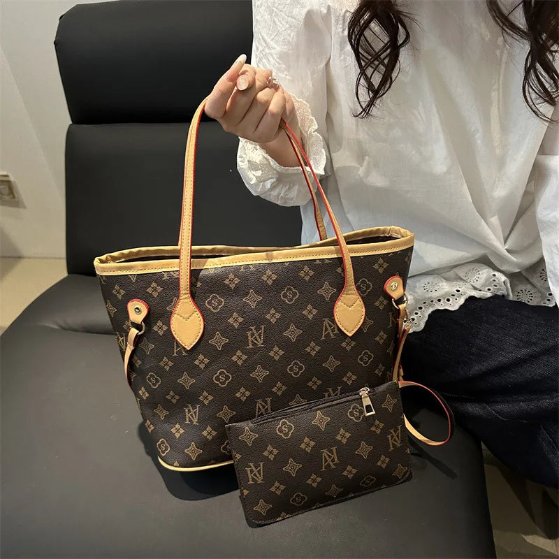 Luxury Printed Single-Shoulder Handbag