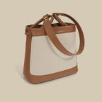 Vintage Lichee Pattern Leather Bag