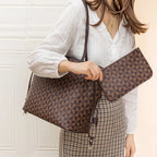 Printed Two-Piece Tote Set