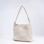 Woven PU Leather Shoulder Bag