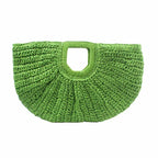 Artisan Paper Weave Hobo Bag