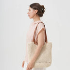 Bohemian Cotton Weave Tote Bag