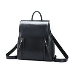 Leather Travel Backpack Purse