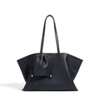 Structured Cowhide Leather Tote Bag
