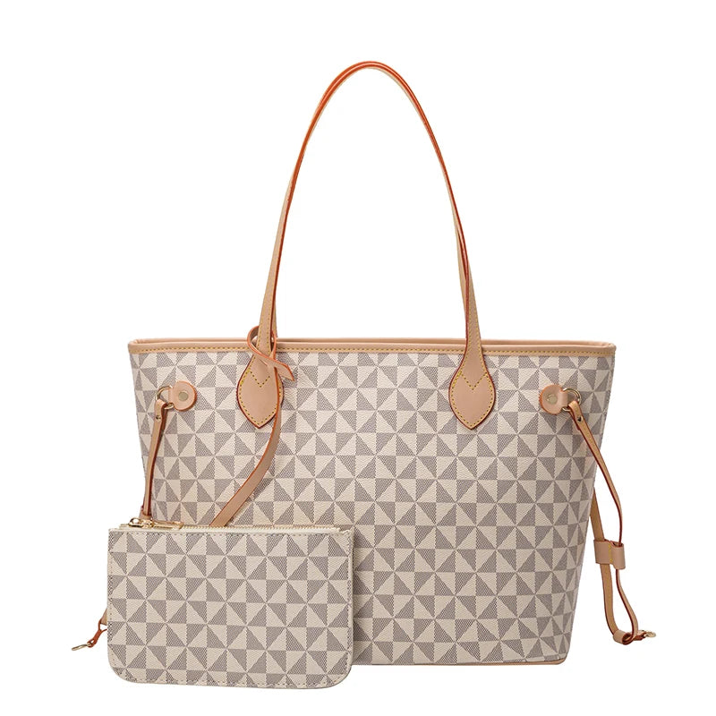Printed Two-Piece Tote Set