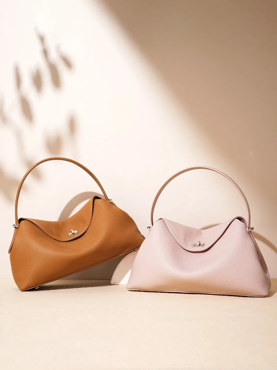 Vintage Cowhide Leather Tote