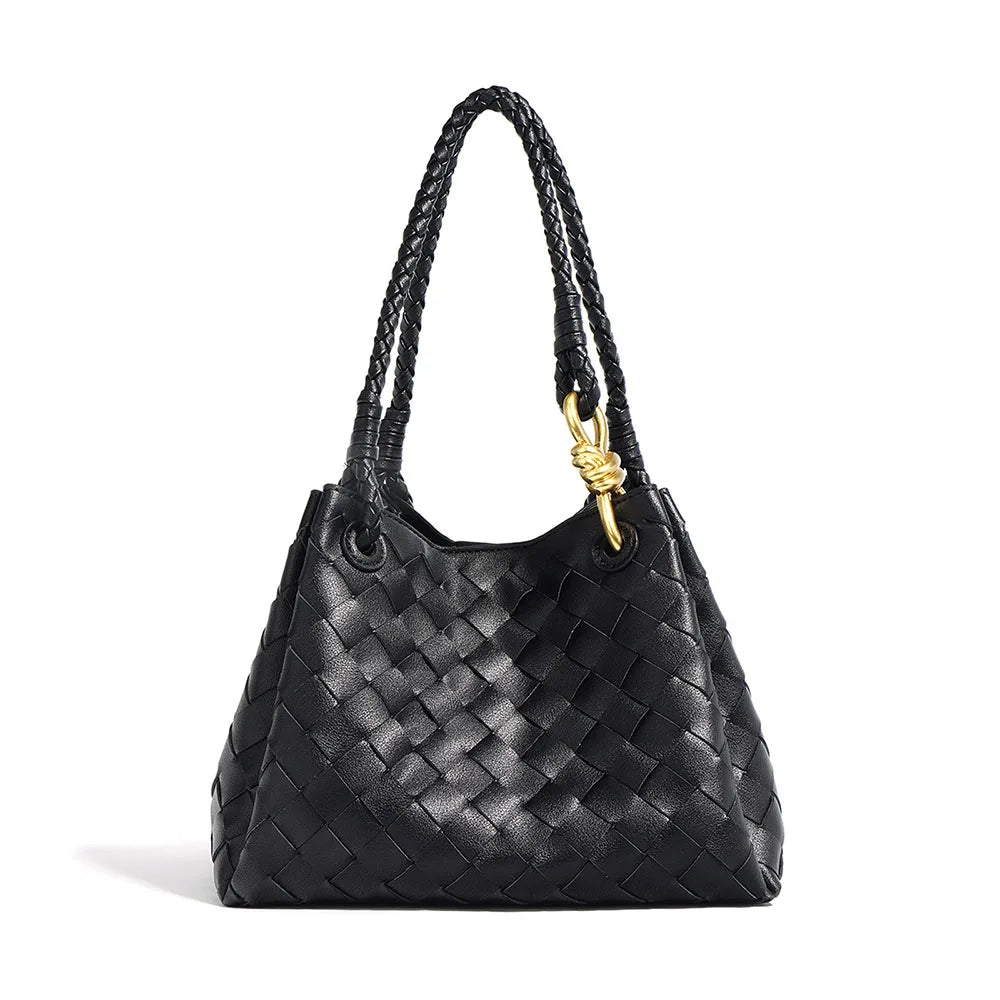 BOTTEGA VENETA Parachute small intrecciato leather shoulder bag