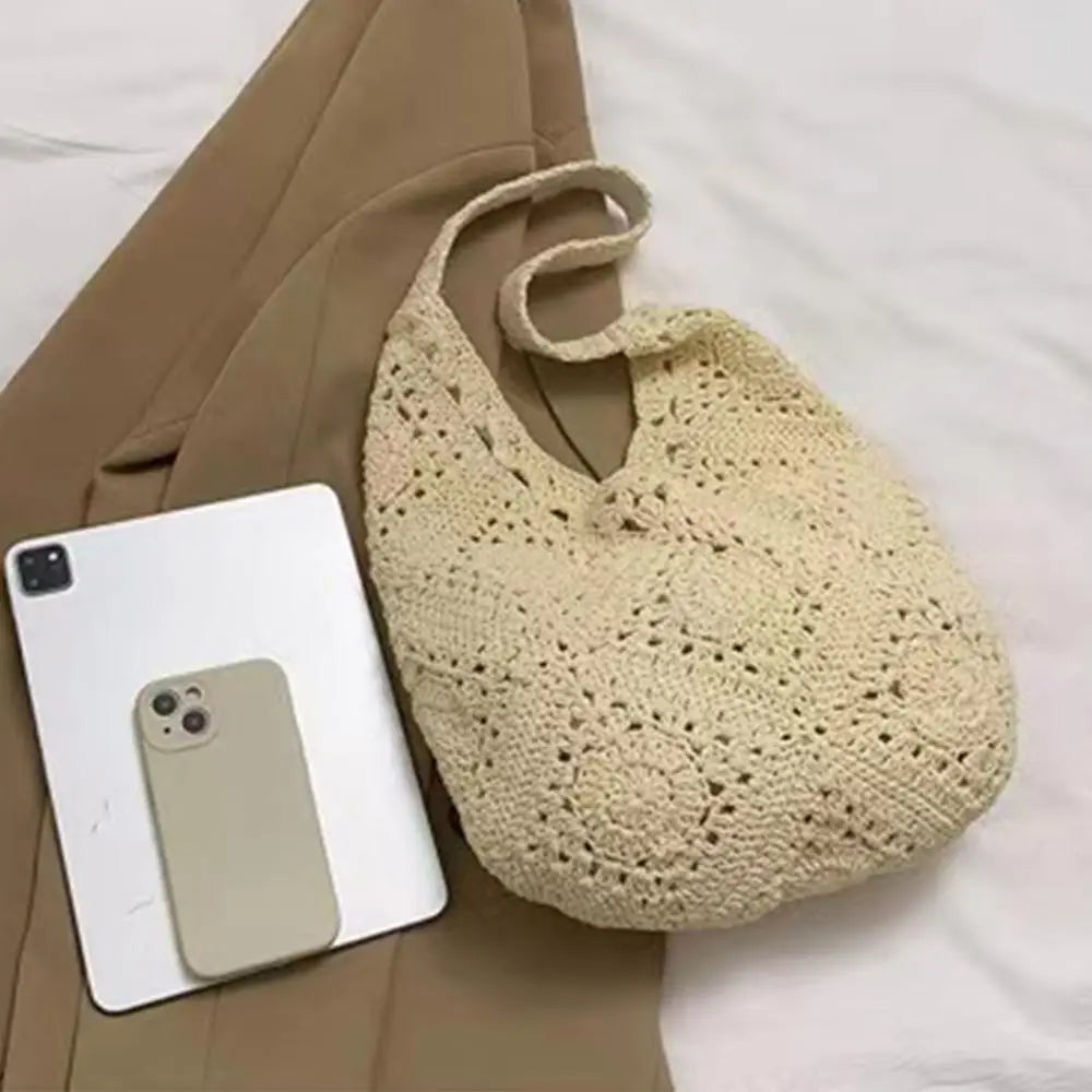 Cotton Woven Vintage Shoulder Bag