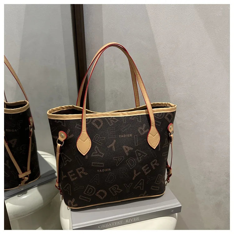 Luxury Printed Single-Shoulder Handbag