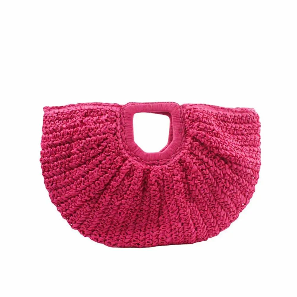 Artisan Paper Weave Hobo Bag