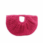 Artisan Paper Weave Hobo Bag