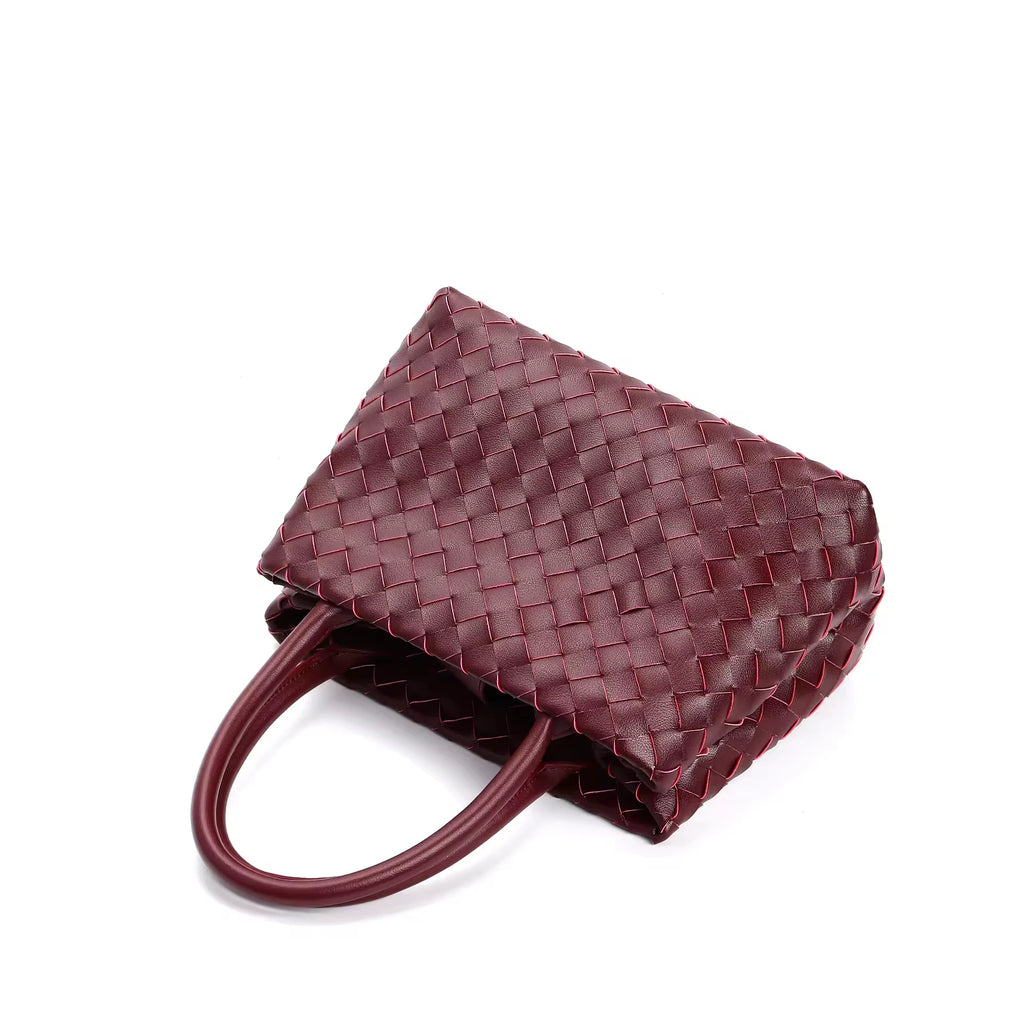 Handwoven Genuine Leather Crossbody Bag