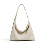 Cowhide Leather Crossbody Hobo Bag