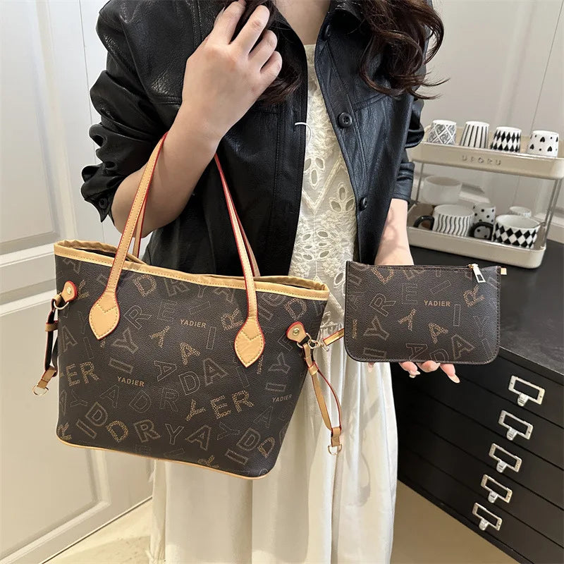 Luxury Printed Single-Shoulder Handbag