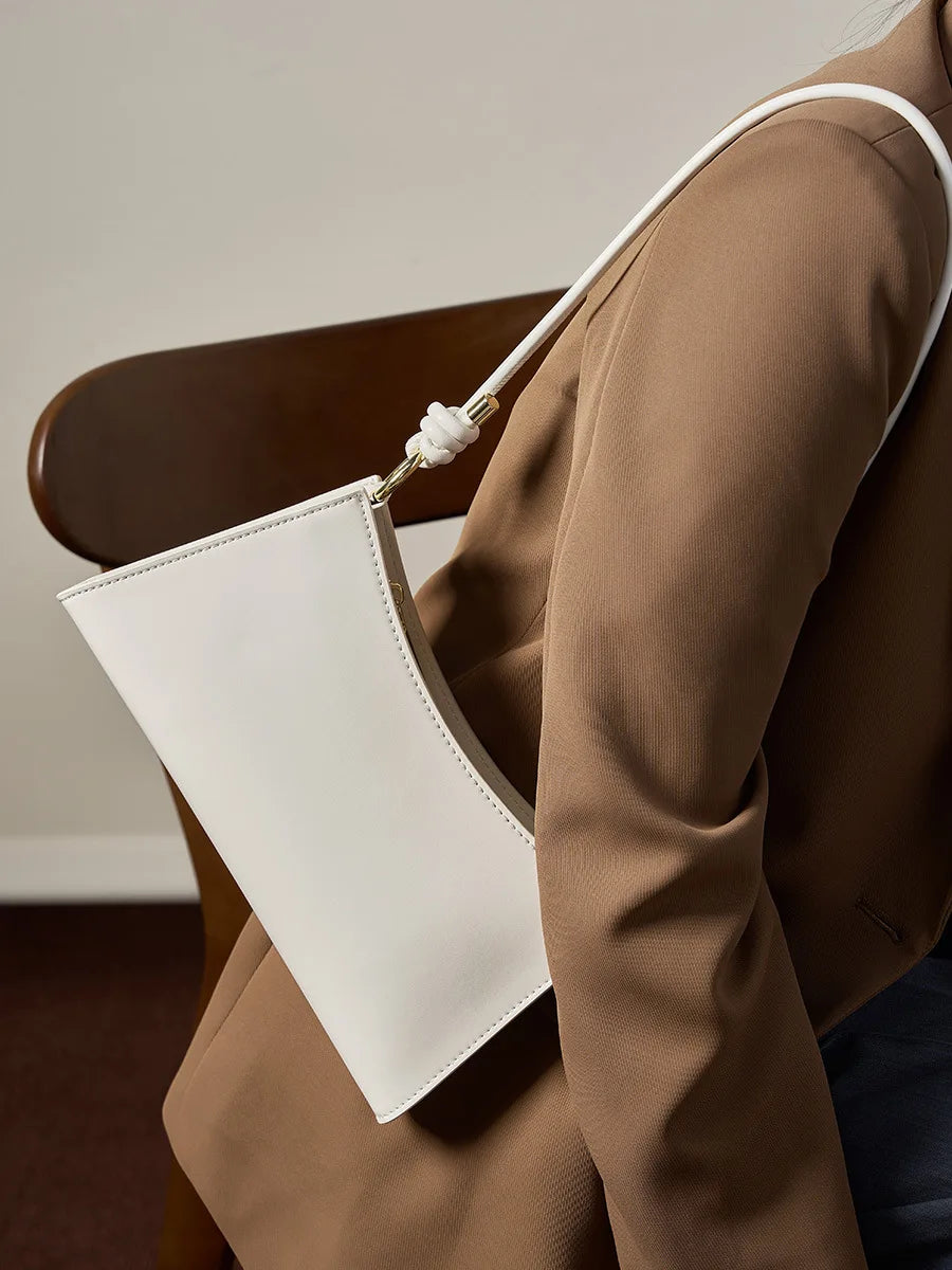 Embroidered Leather Camera Crossbody Bag