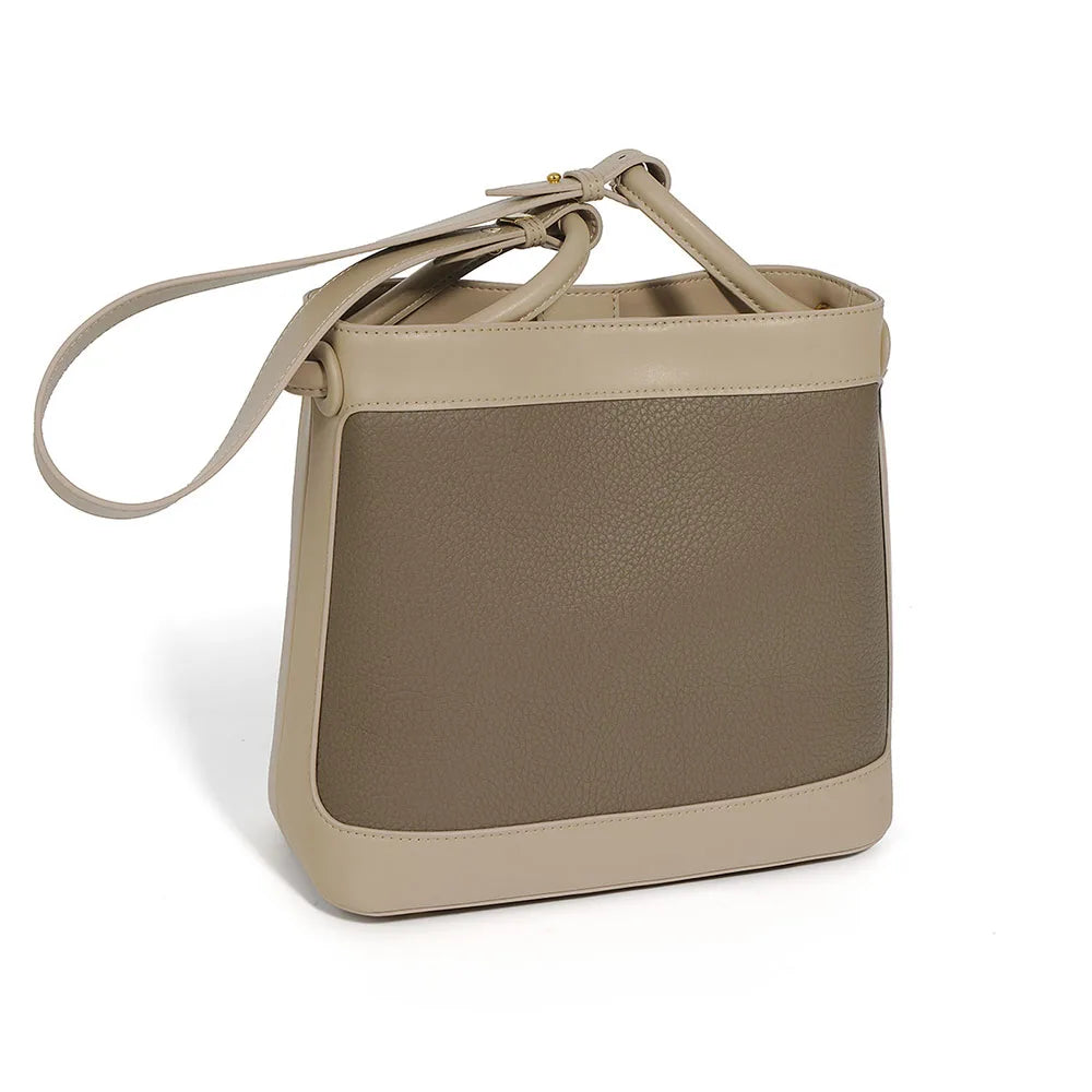 Vintage Lichee Pattern Leather Bag