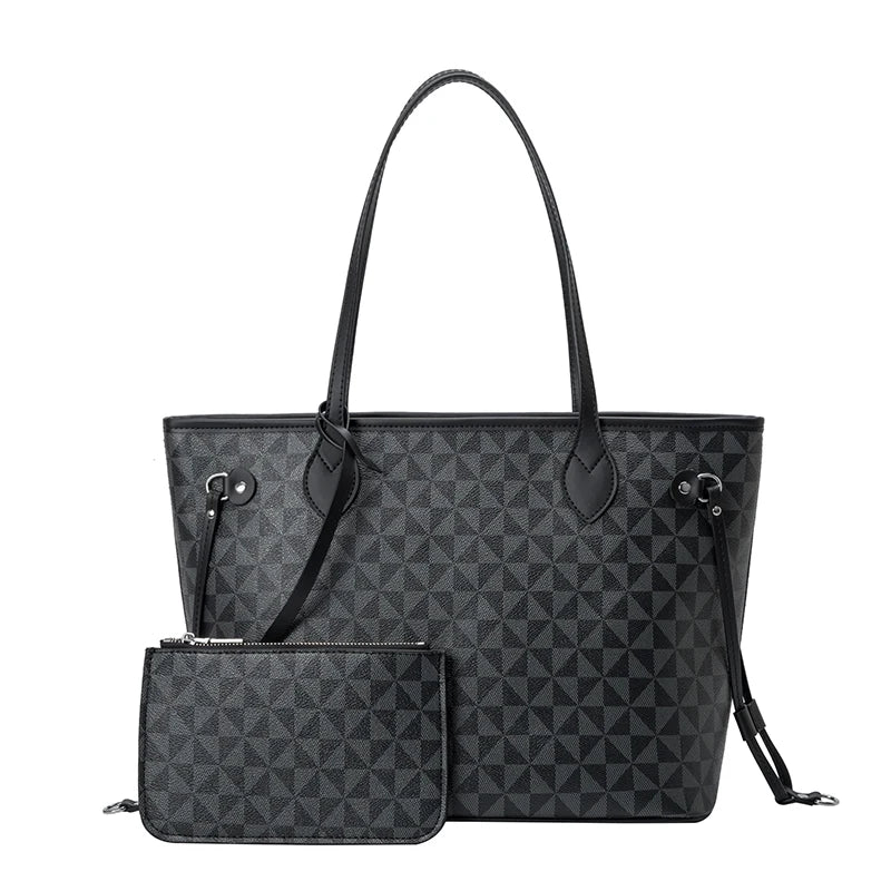Printed Two-Piece Tote Set