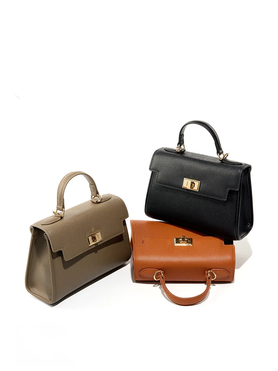 Timeless Flap Leather Crossbody Bag