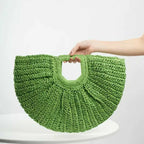 Artisan Paper Weave Hobo Bag