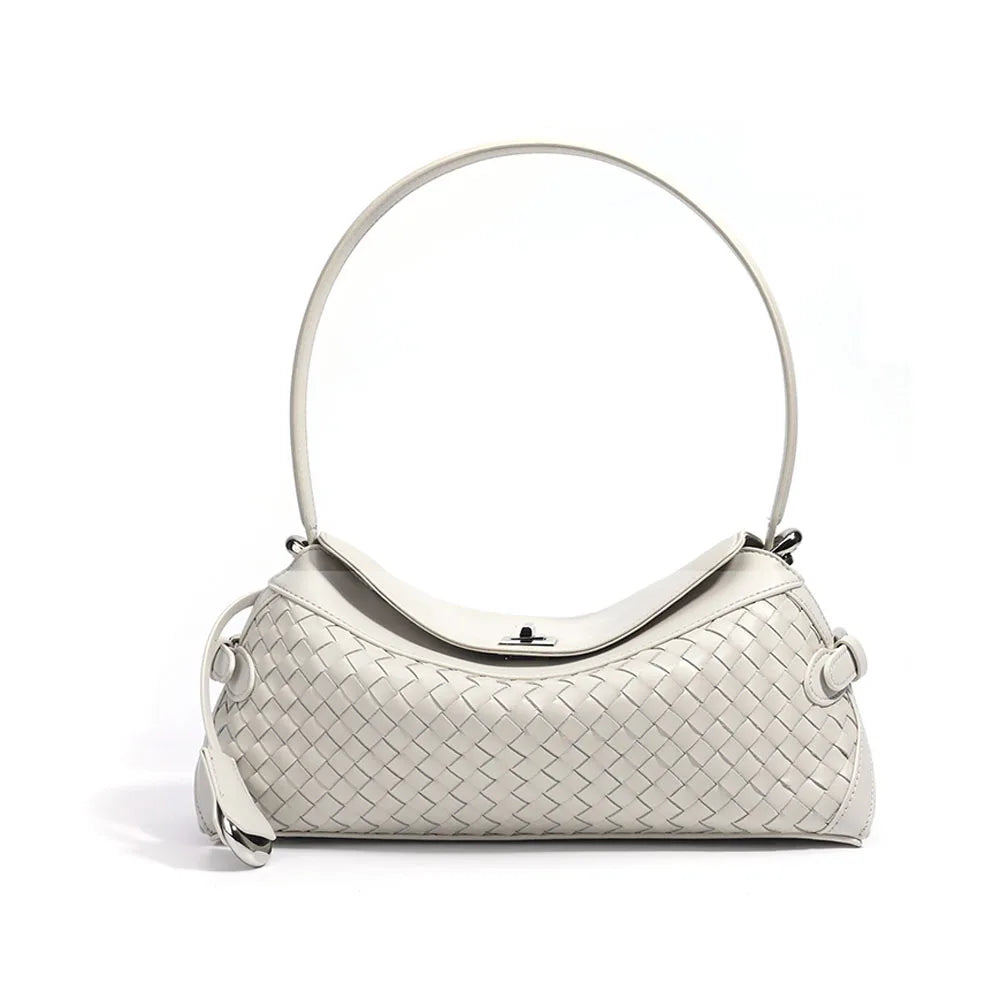 Hand Woven Leather Tote Bag