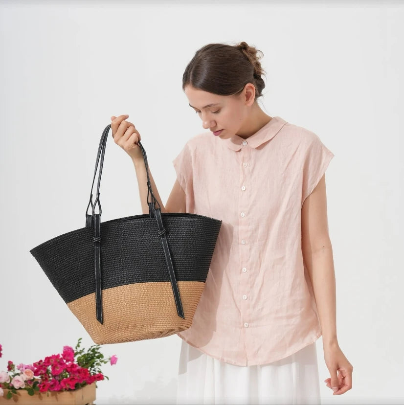 Artisan Paper Weave Tote