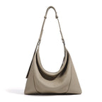 Cowhide Leather Crossbody Hobo Bag