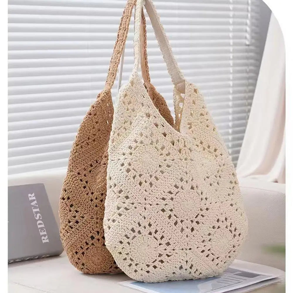 Cotton Woven Vintage Shoulder Bag