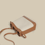 Vintage Lichee Pattern Leather Bag