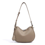 Vintage Half-Moon Leather Purse