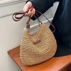 Paper Woven Fashion Hobo Bag