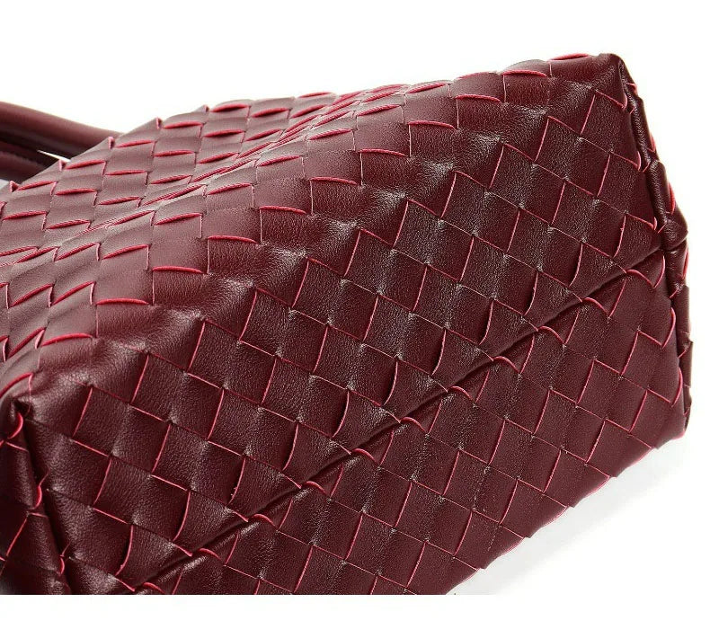 Handwoven Genuine Leather Crossbody Bag