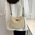 Paper Woven Fashion Hobo Bag