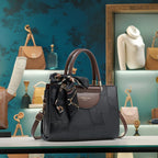 Cut-Out Detail Tote Bag