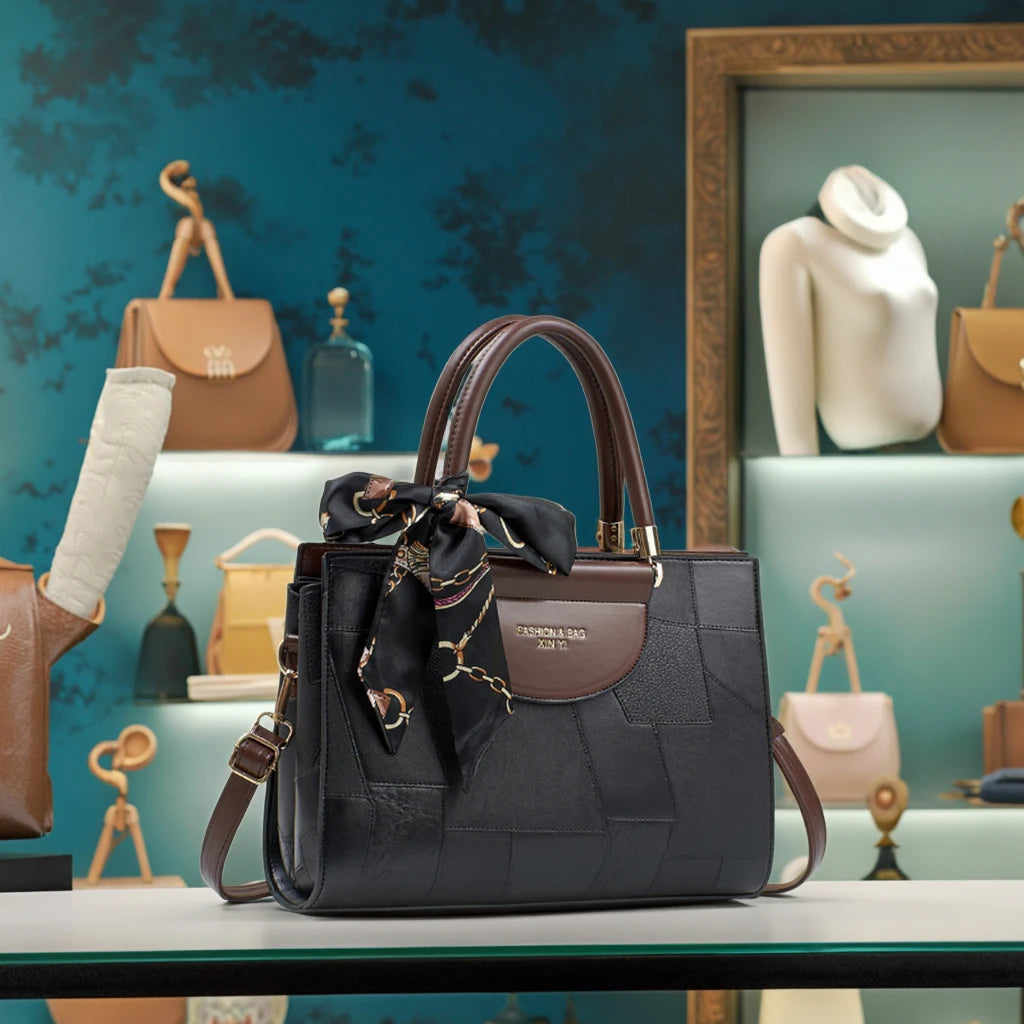 Cut-Out Detail Tote Bag