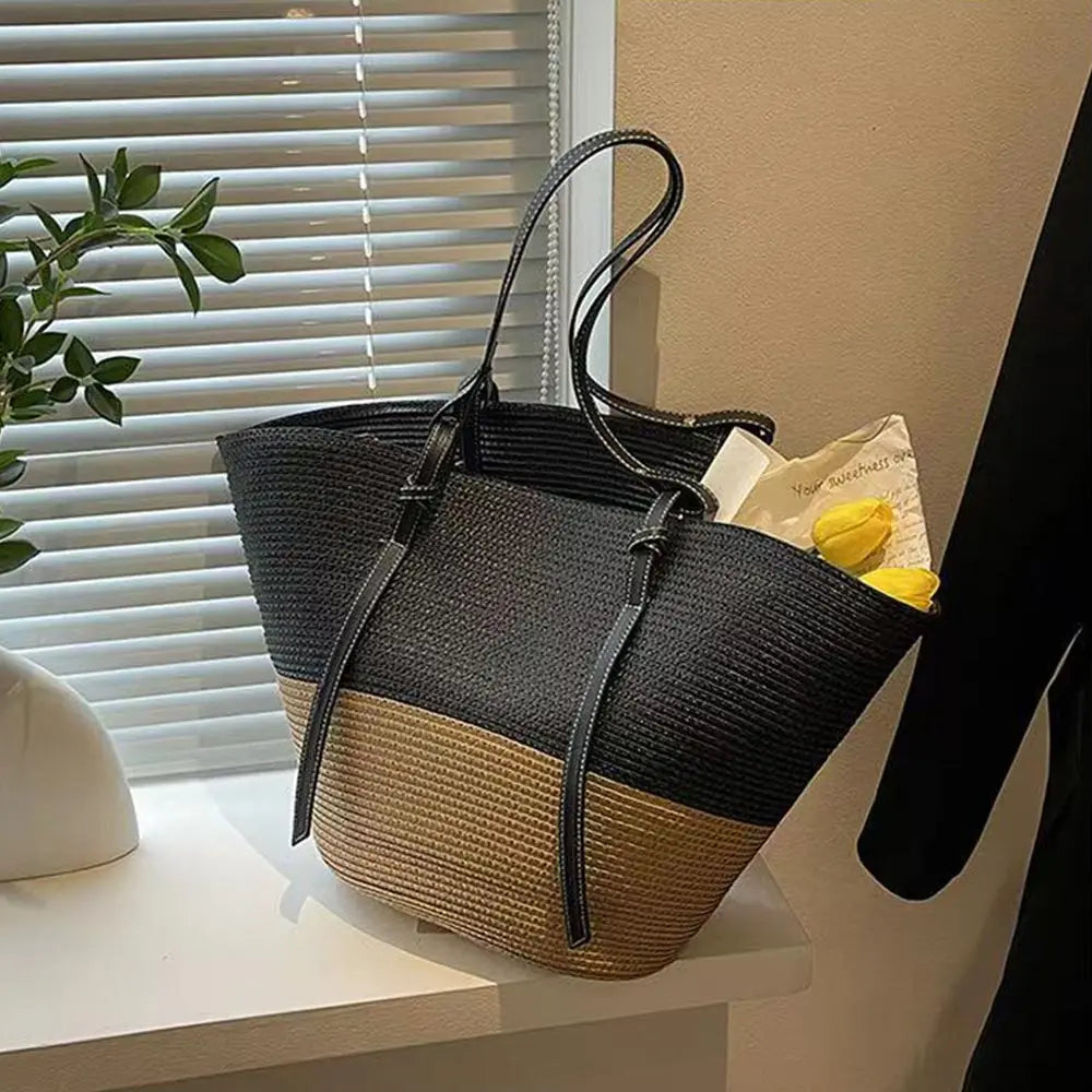 Artisan Paper Weave Tote