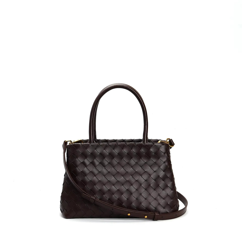 Handwoven Genuine Leather Crossbody Bag