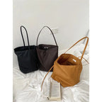 Nylon Bucket Tote Shoulder Bag