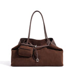 Frosted Leather Crossbody with Pouch