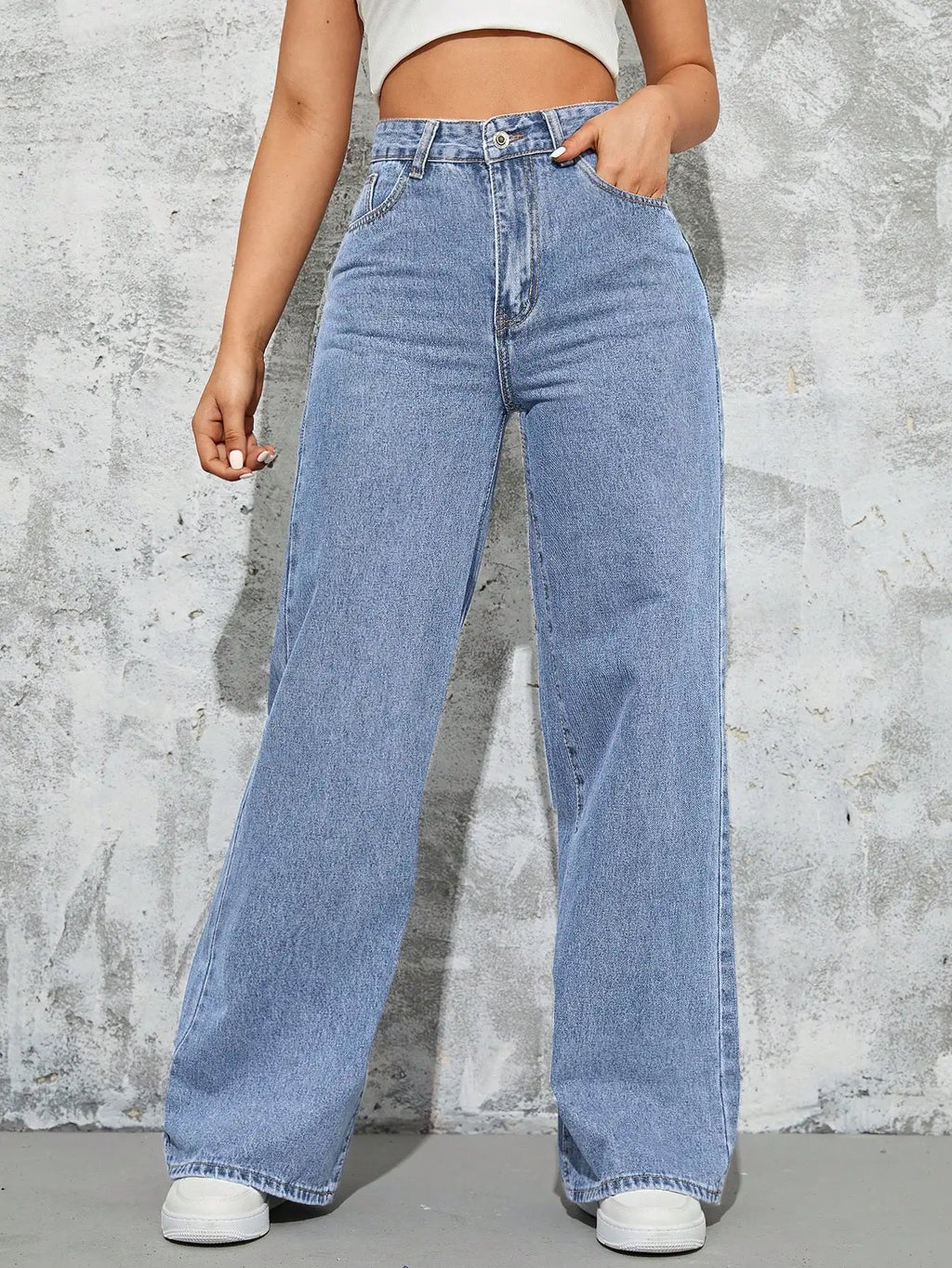High Waist Dark Wash Jeans