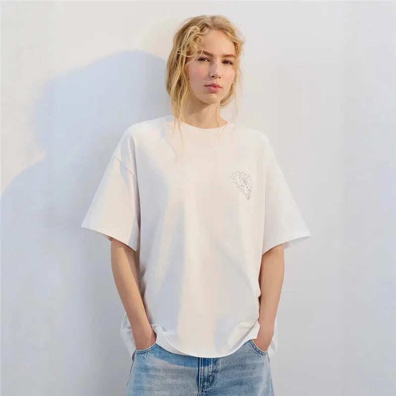 Cartoon Print Short Sleeve Tee